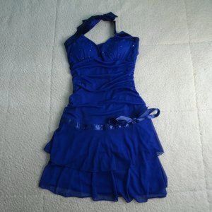 Purple Taboo Layered Dress w/ Bling Large